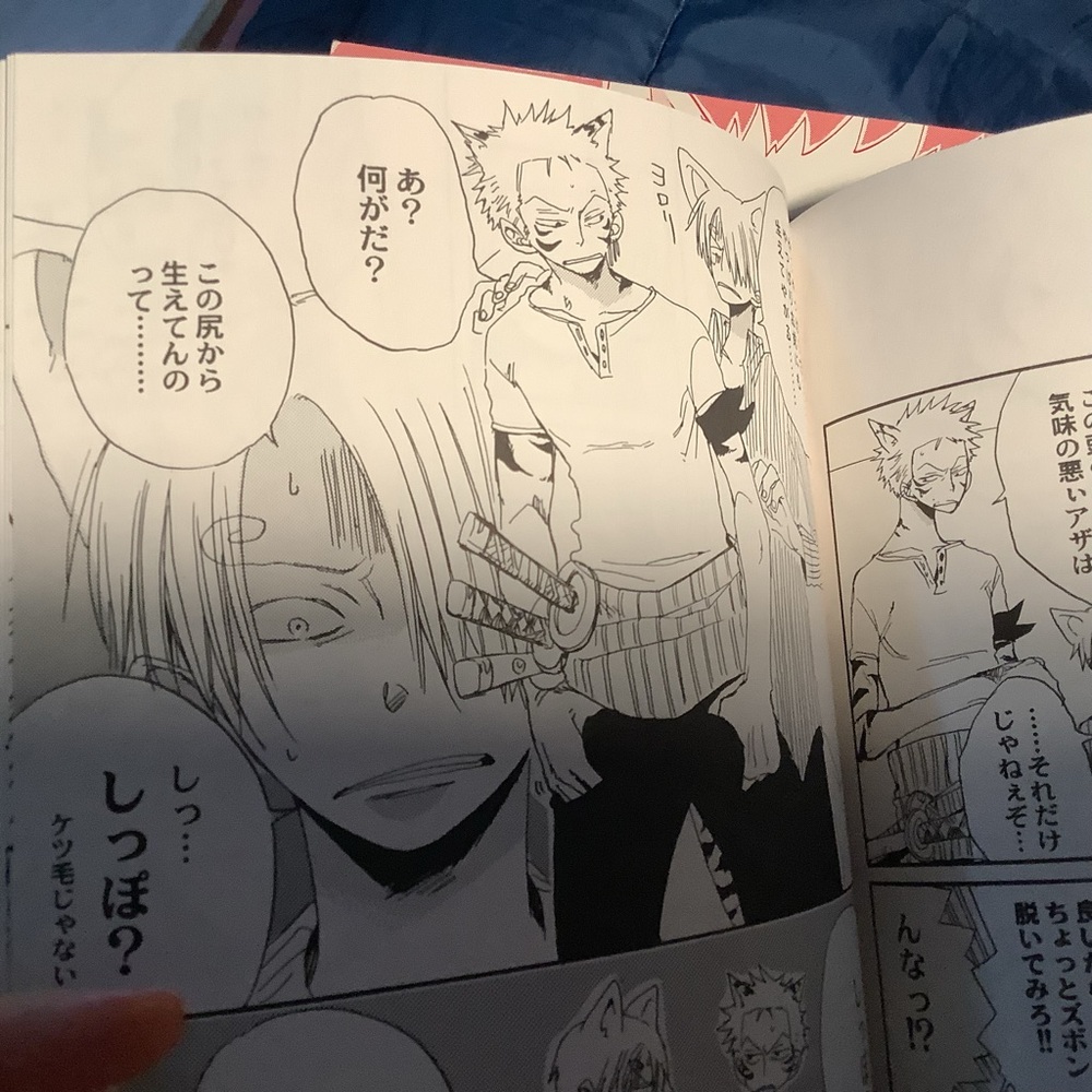 Zoro Sanji One Piece manga Doujinshi しっぽのきもち vols 1&2 by S木チズル (Musouzin ムソウジン) - Picture 4 of 9